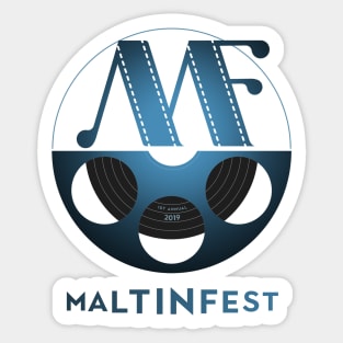 MaltinFest in blue Sticker